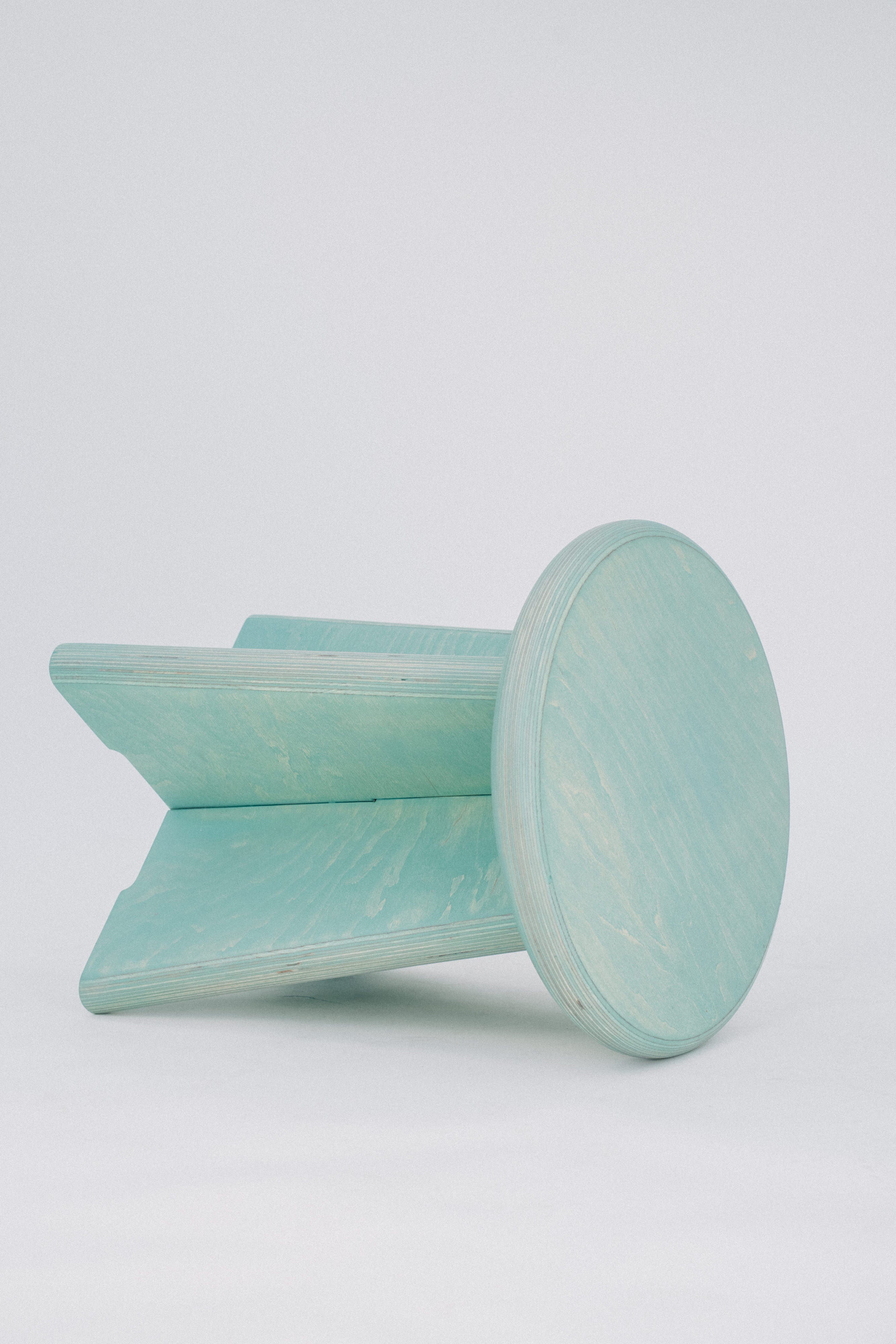 Birke Multiplex Hocker/ Beistelltisch 38cm ⌀