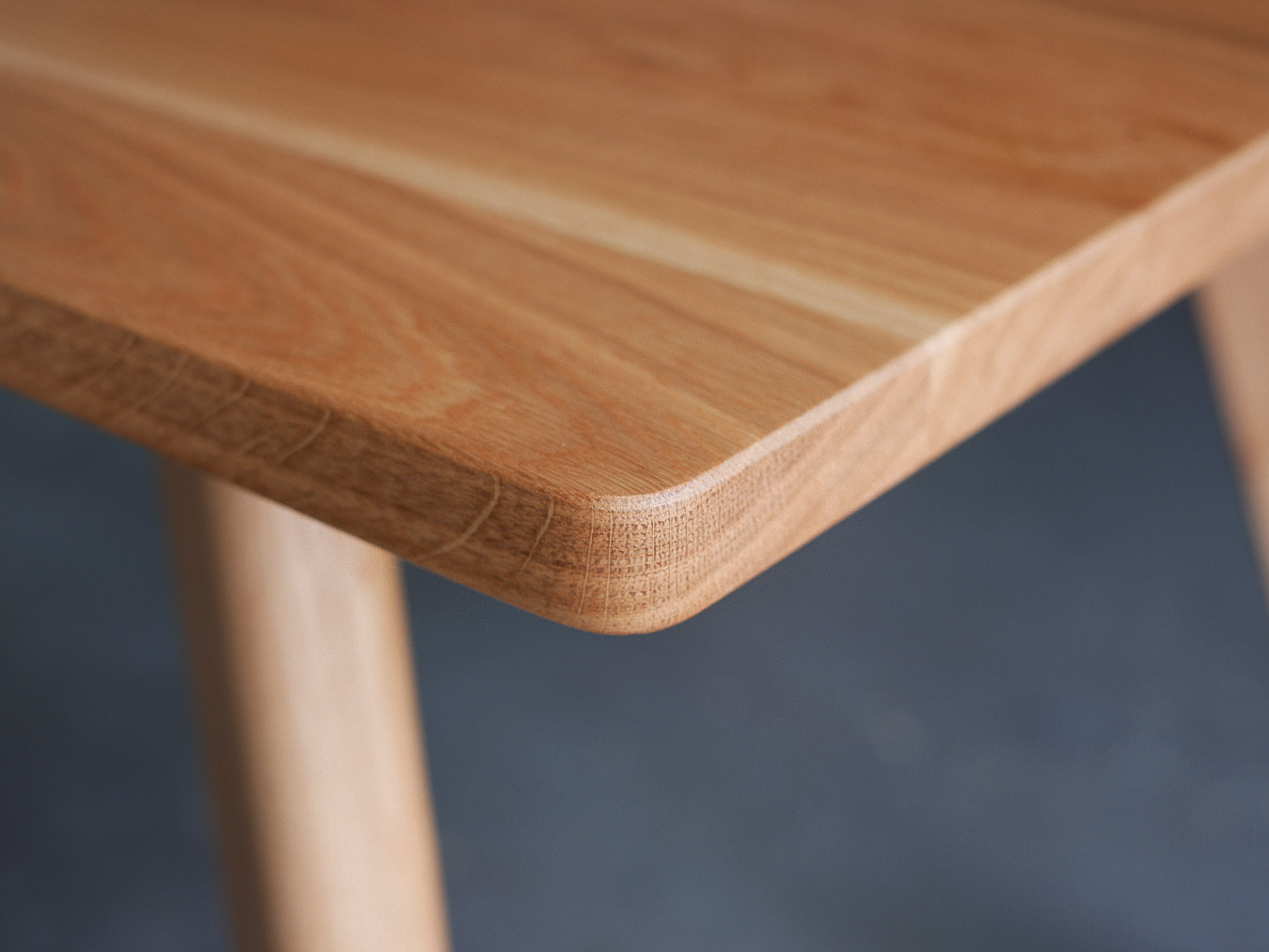 Esstisch und Sitzbank Set aus massiver Eiche