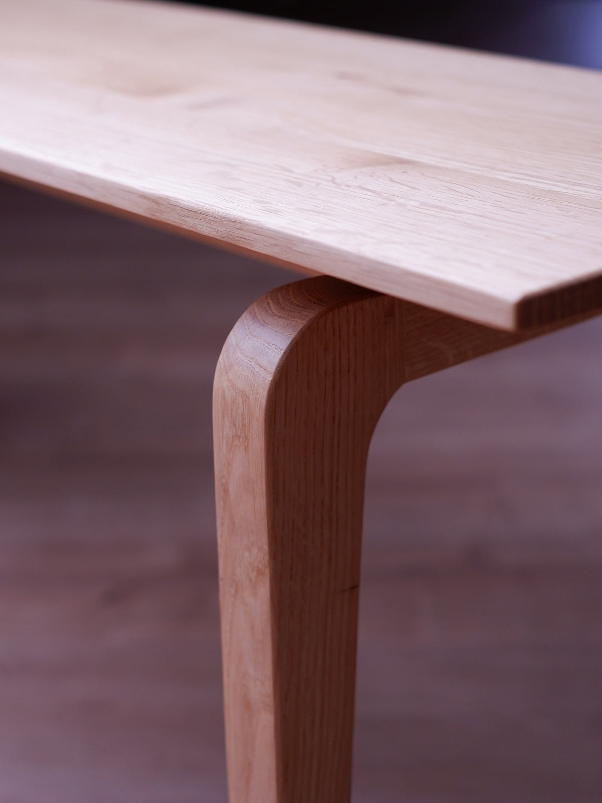 Massivholz Sitzbank aus Eiche / Schnurbaum / Esche 118-180cm
